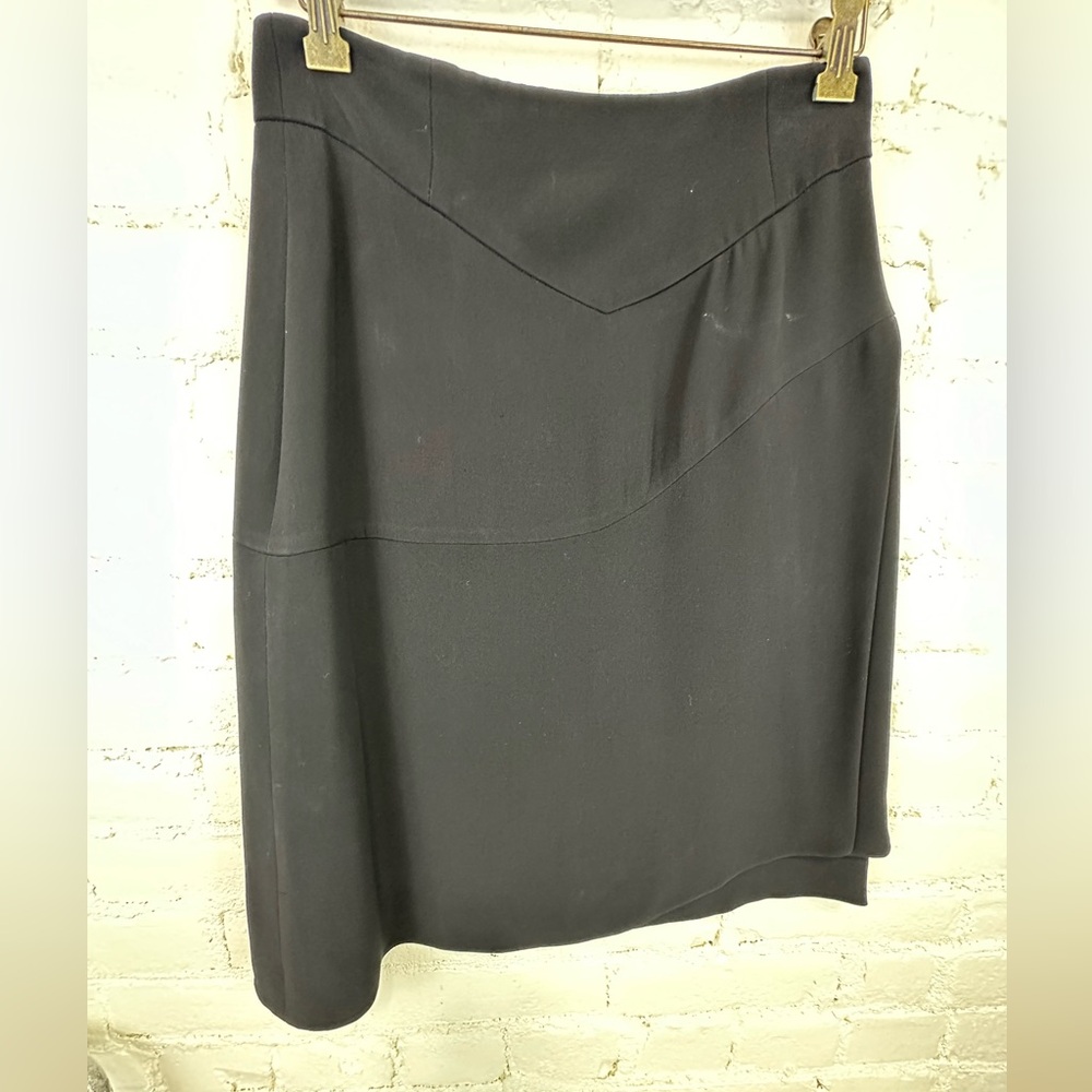 Giorgio Armani Black Silk Short Skirt Women’s Size 42 (10)